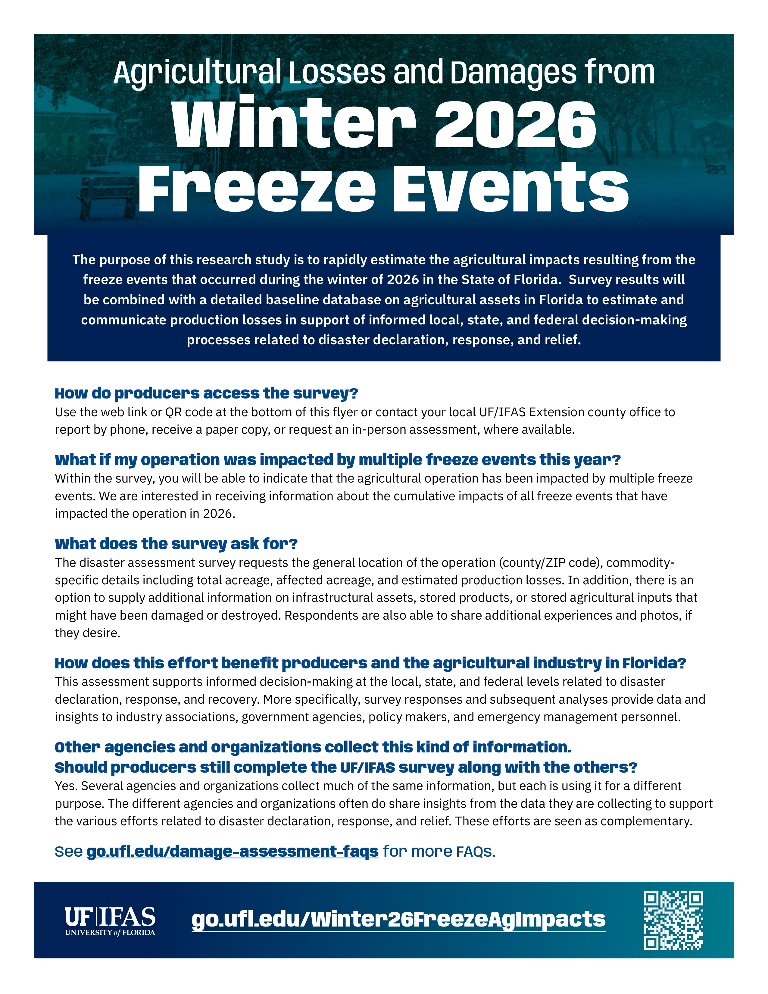 FRE Winter Freeze 2026 Survey Flyer